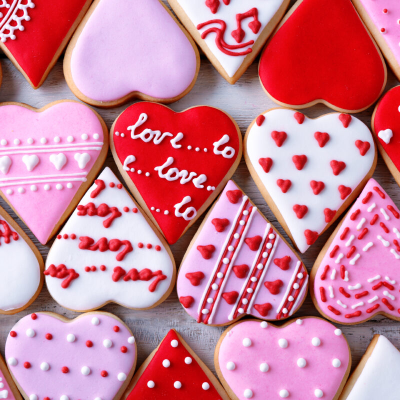 valentines cookies